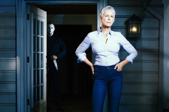 Halloween: i nuovi dettagli sul film horror con Jamie Lee Curtis Jamie Lee Curtis in un'immagine promozionale dal nuovo Halloween