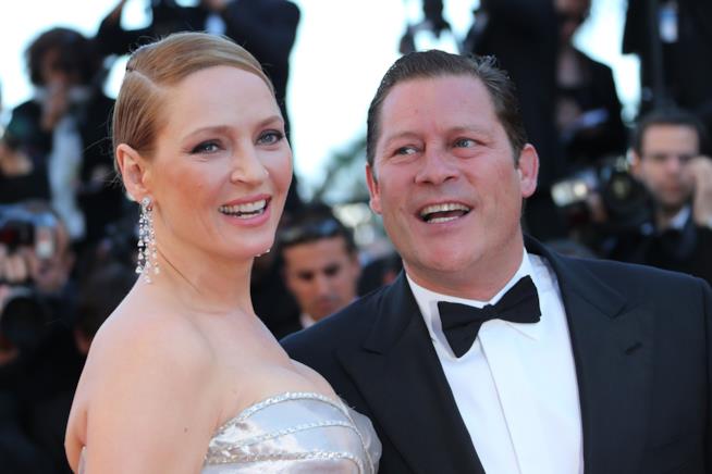 Arpad Busson accusa Uma Thurman di avere problemi mentali Primo piano di Uma Thurman e Arpad Busson