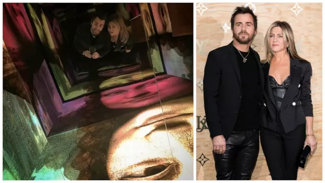 Justin Theroux ha postato sui social una foto con Jennifer Aniston a Parigi Jennifer Aniston e Justin Theroux a Parigi