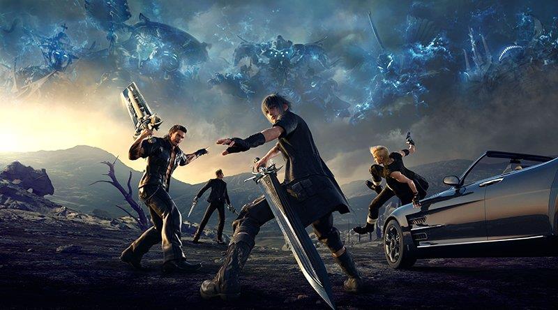 Il trailer di lancio di Final Fantasy XV omaggia Stranger Things I protagonisti di Final Fantasy XV sulla box art ufficiale del gioco