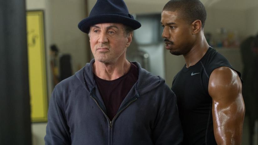 Sylvester Stallone sarà anche regista e produttore del sequel di Creed Sylvester Stallone e Michael B. Jordan in una scena di Creed - Nato per combattere