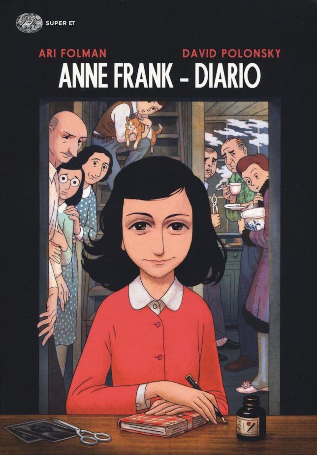La cover del fumetto Il diario di Anna Frank Il diario di Anna Frank diventa fumetto