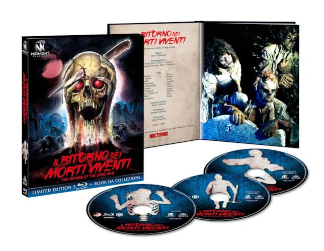 Il blu-ray in limited edition de Il Ritorno dei morti viventi Il Ritorno dei morti viventi in blu-ray
