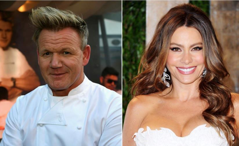 Gordon Ramsay, emergono alcuni commenti contro Sofia Vergara nel 2010 Collage tra Gordon Ramsay e Sofia Vergara