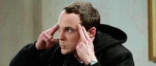 Sheldon Cooper interpretato da Jim Parsons Jim Parsons interpreta Sheldon Cooper in una scena di The Big bang Theory