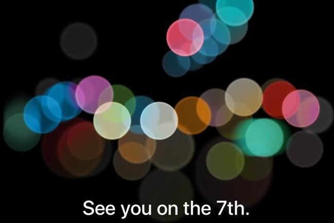 Apple invita per il nuovo iPhone 7 invito per la conferenza di lancio del nuovo iPhone 7