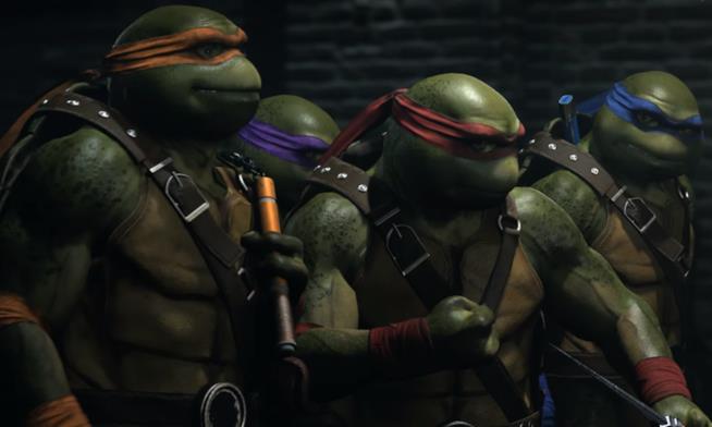 Le TMNT si uniscono al cast di lottatori di Injustice 2 Le TMNT in Injustice 2