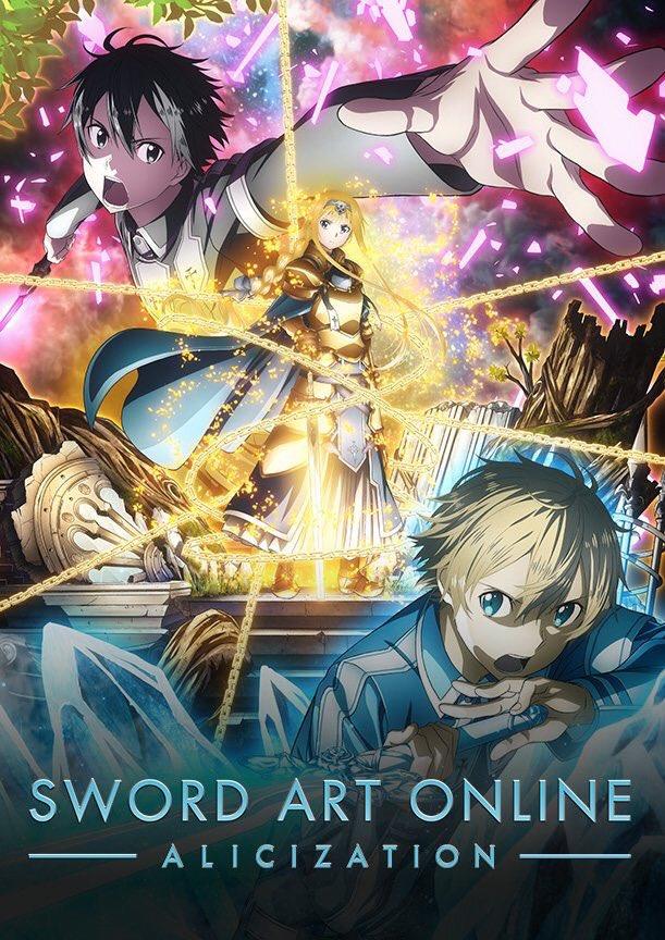 Sword Art Online Alicization poster Sword Art Online alicization personaggi principali