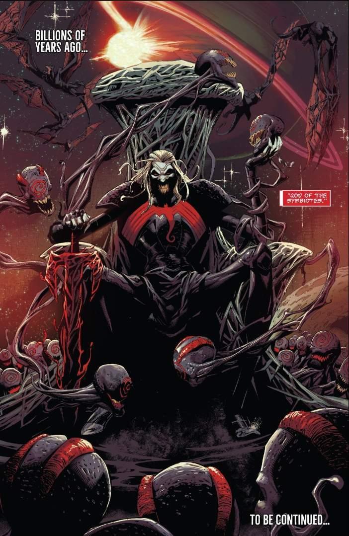 Il Dio dei Simbionti debutta nella nuova run di Venom Knull, Il Dio dei Simbionti