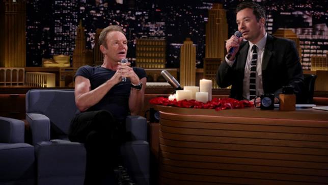 Sting al The Tonight Show Sting ospite al The Tonight Show