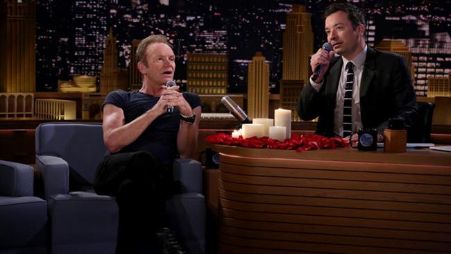 Sting al The Tonight Show Sting ospite al The Tonight Show