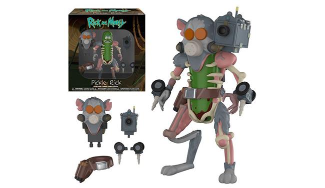 Il nuovo Funko di Pickle Rick In primo piano il nuovo Funko di Pickle Rick