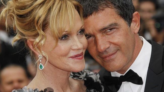 Melanie Griffith e Antonio Banderas Melanie Griffith e l'ex marito Antonio Banderas