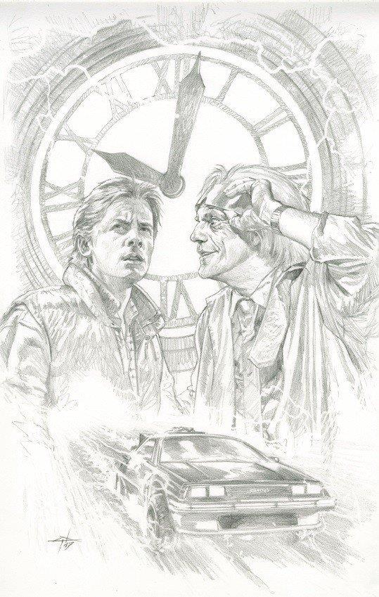 Gabriele Dell'Otto version sketch La variant cover di Dell'Otto