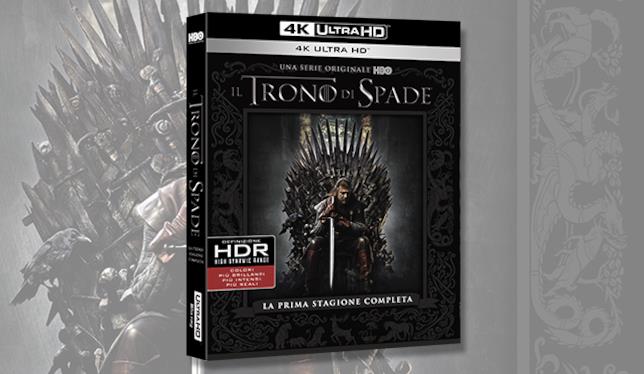 Il cofanetto della prima stagione de Il Trono di Spade in 4K La prima stagione de Il Trono di Spade in 4K ultra HD