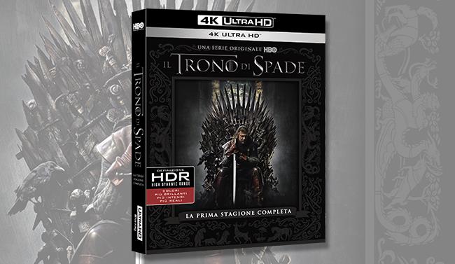 Il cofanetto della prima stagione de Il Trono di Spade in 4K La prima stagione de Il Trono di Spade in 4K ultra HD