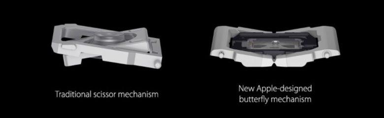 Con i nuovi MacBook Pro, Apple ha aggiornata la tastiera risolvendo i problemi del meccanismo a farfalla Differenze tra pulsanti: meccanismo tradizionale e meccanismo a farfalla di Apple