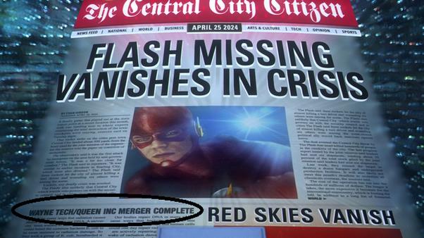 The Flash Il giornale dichiara la presenza della Wayne Tech nell'Arrowverse