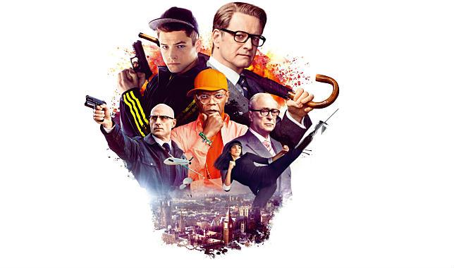 Una delle locandine di Kingsman - The Secret Service La locandina con i protagonisti di Kingsman - The Secret Service