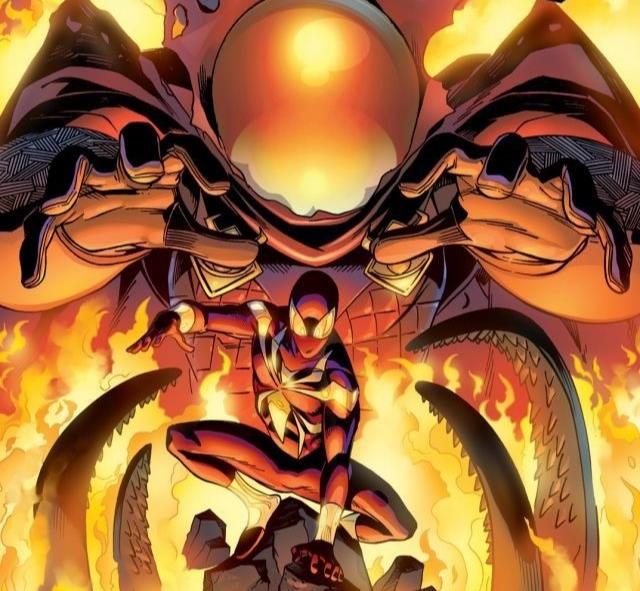 Francis Klum, il terzo a indossare il costume di Mysterio Dettaglio della cover di Friendly Neighborhood Spider-Man #13