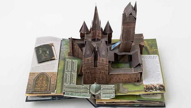 Tre nuovi libri per il mondo di Harry Potter Hogwarts in 3D