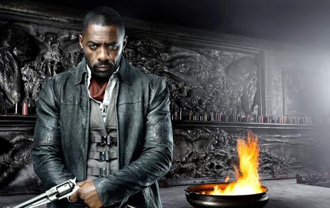 Idris Elba nel poster di La Torre Nera La Torre Nera il poster con Idris Elba