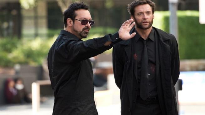 Il regista James Mangold insieme all'attore Hugh Jackman Il regista James Mangold a sinistra e l'attore Hugh Jackman a destra