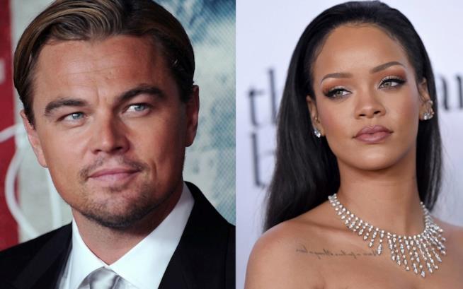 Leonardo DiCaprio e Rihanna beccati al Coachella Primo piano di Leonardo DiCaprio e Rihanna