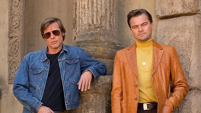 Ecco quale sarà l'aspetto di Leonardo DiCaprio e Brad Pitt in Once Upon a Time in Hollywood Brad Pitt e Leonardo DiCaprio in Once Upon a Time in Hollywood