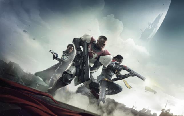 Destiny 2 per PlayStation 4, Xbox One e PC Titano, Cacciatore e Stregone sulla copertina di Destiny 2