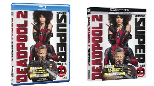 Deadpool 2, Blu-ray e 4K Deadpool 2, Blu-ray e 4K Ultra HD