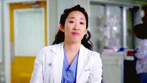 christina yang grey's anatomy sguardo gif