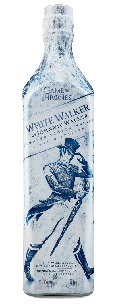 White Walker, il whisky di GoT Bottiglia di White Walker, whisky ispirato a Game of Thrones