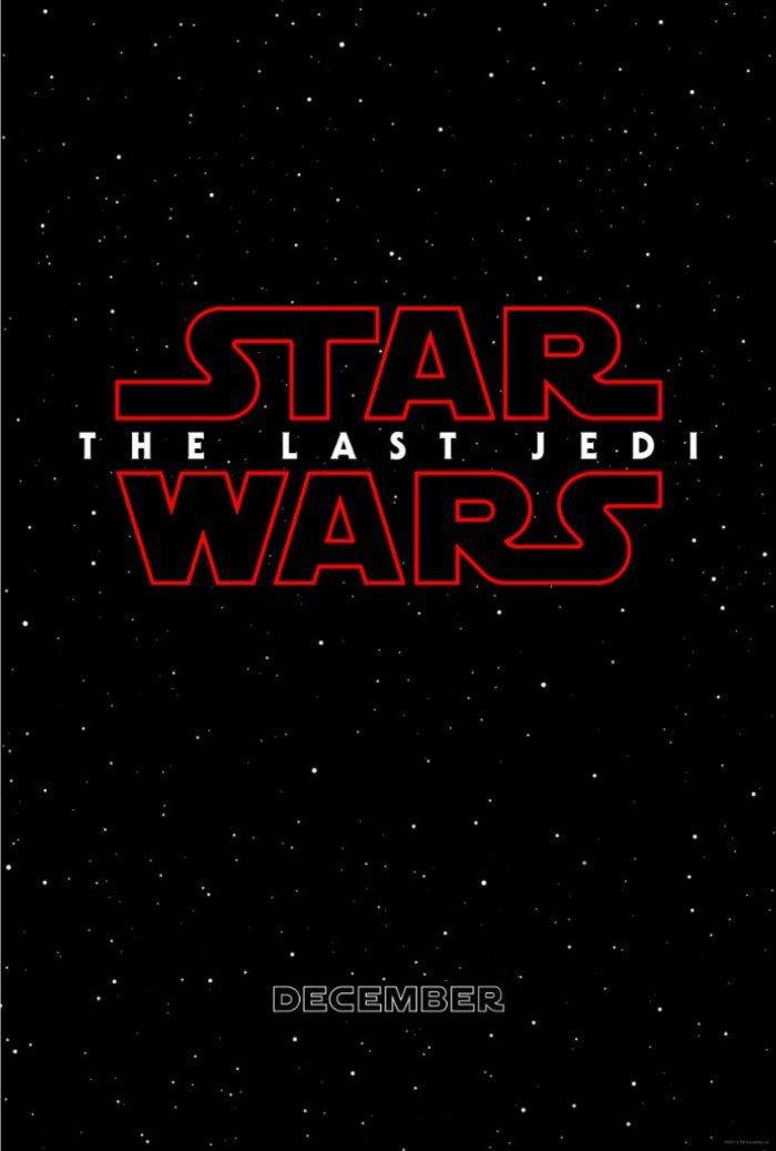 Star Wars: The Last Jedi teaser poster Star Wars: The Last Jedi è in arrivo a dicembre 2017