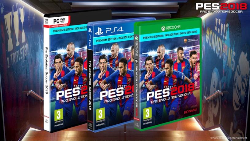 Pro Evolution Soccer 2018 per PC e console PES 2018 in uscita il 14 settembre