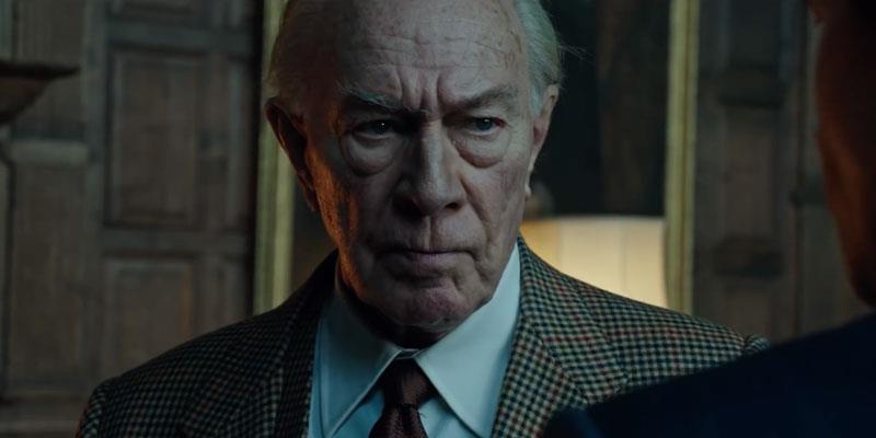 Christopher Plummer in Tutti i Soldi del Mondo Christopher Plummer è J. Paul Getty in Tutti i Soldi del Mondo