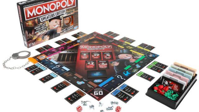 Contenuto dell'edizione Monopoly Cheater's Edition Dettagli sul contenuto della scatola dell'edizione Monopoly Cheater's Edition