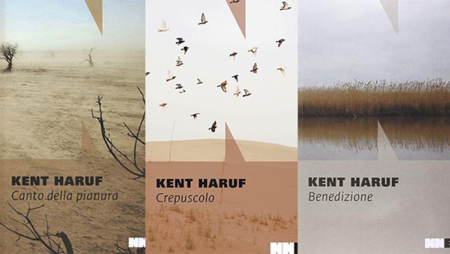 Kent Haruf Le tre copertine della Trilogia della pianura