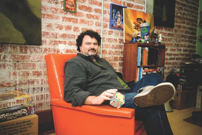 Tim Schafer sarà ospite alla Milan Games Week 2017 Tim Schafer negli studi di Double Fine Productions
