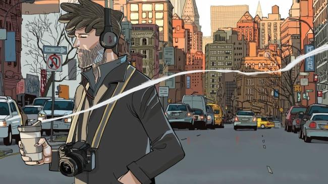 Il suono del mondo a memoria, la recensione Il protagonista della storia ritratto sulla copertina del volume