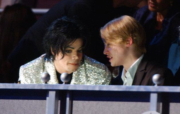 Macaulay Culkin e Michael Jackson Macaulay Culkin e Michael Jackson a un evento