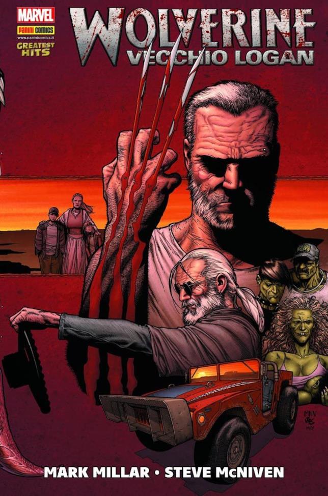 Vecchio Logan Copertina del fumetto Old Man Logan