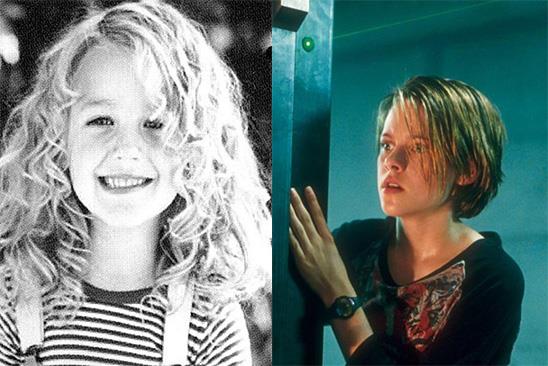 Blake e Kristen A sinistra una piccolissima Blake Lively, a destra Kristen Stewart in Panic Room