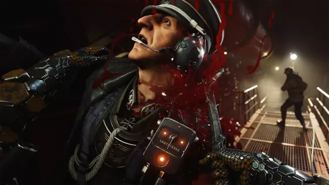 Wolfenstein II: The New Colossus, oltre un'ora di gameplay in video Un nazista viene ucciso in Wolfenstein II: The New Colossus