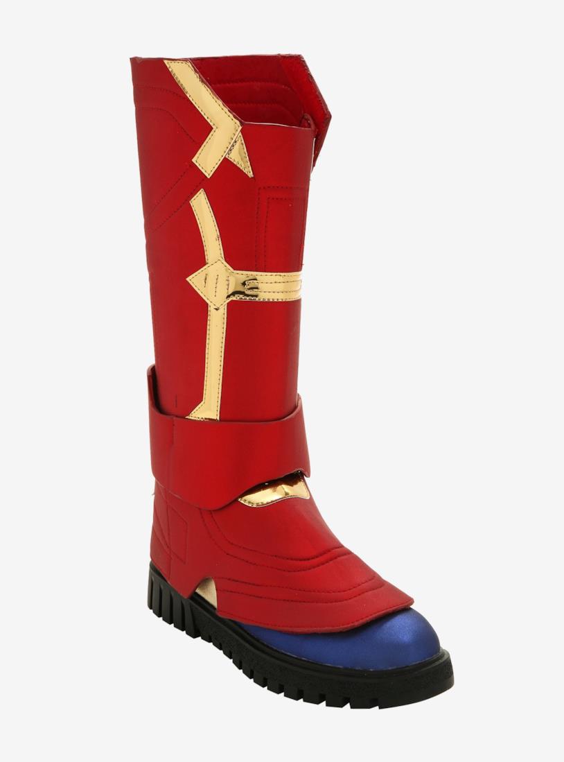 Marvel Captain Marvel Cosplay Boots Stivali dedicati a Captain America