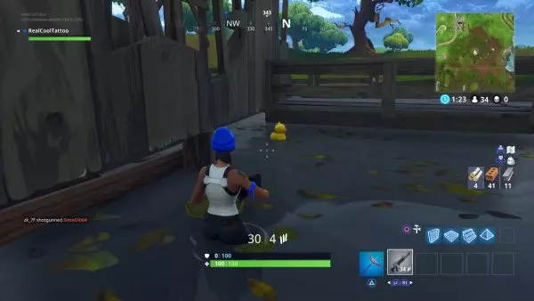 Guida alle papere di gomma in Fortnite L'ubicazione della quinta paperella