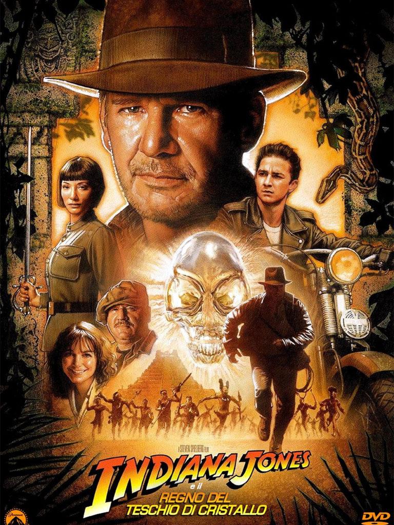 Indiana Jones e il Regno del Teschio di Cristallo Il poster di Indiana Jones e il Regno del Teschio di Cristallo