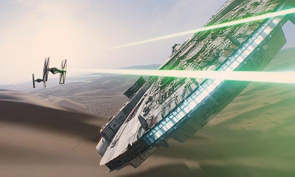 Il risveglio della Forza Star Wars scena di Star Wars