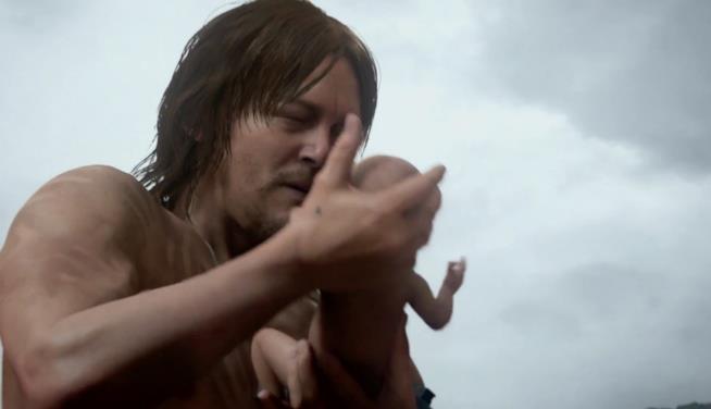 Primo trailer per il nuovo videogioco di Hideo Kojima Norman Reedus in una sequenza dell'enigmatico trailer di Death Stranding