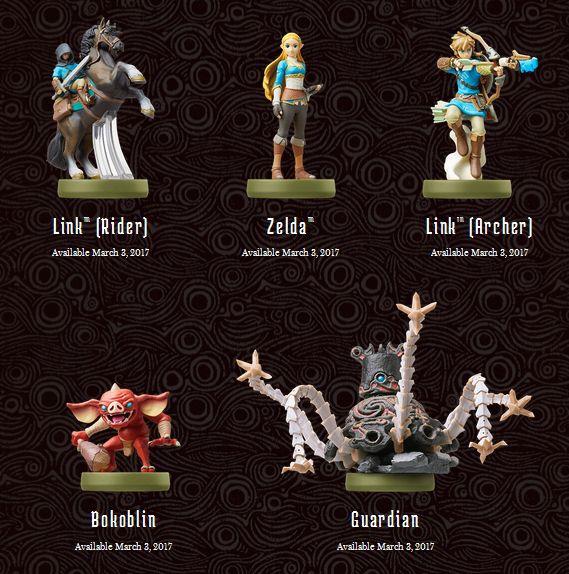 The Legend of Zelda Breath of the Wild amiibo